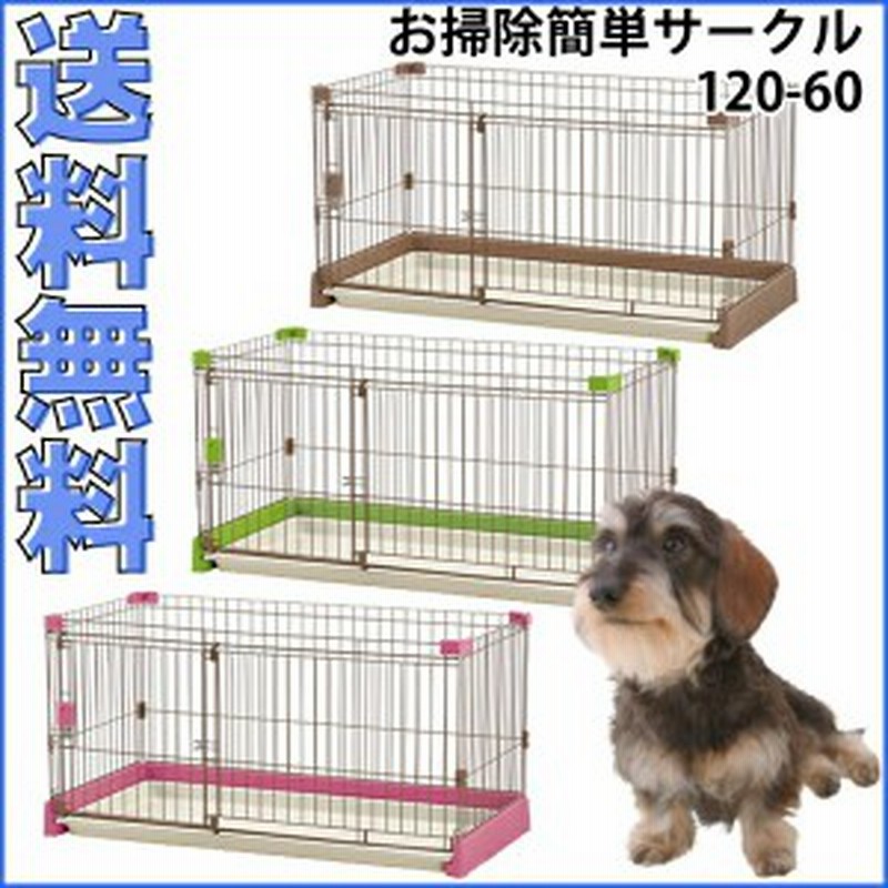犬 ケージ サークル お掃除簡単 1 60 M ブラウン グリーン ピンク 超小型犬 小型犬 リッチェル 通販 Lineポイント最大1 0 Get Lineショッピング