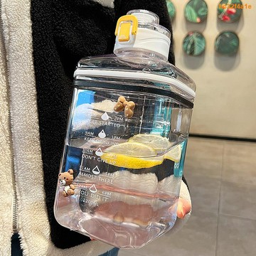 ❀ ♠運動水壺 2000ml 水壺 大水壺 吸管水壺 2000cc 水壺 超大容量水杯女2000ml新款水桶杯子2L運動