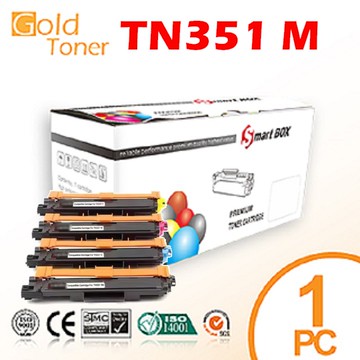【Gold  Toner】BROTHER TN-351M 環保碳粉匣(紅色)一支，MFC-L8600CDW/L8850CDW/L8350CDW