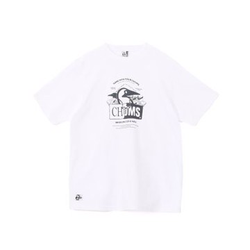 CHUMS Old & New Booby T-Shirt 男 短袖上衣 白色 CH012738W001