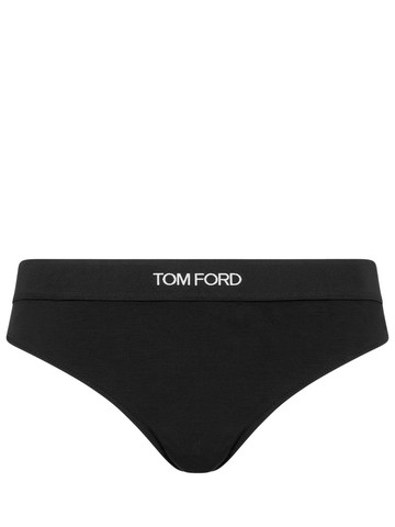 tom ford thong with logo
