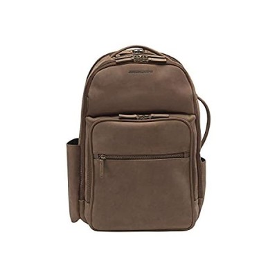 特別価格Johnston Murphy Leather Laptop Backpack - Brown Distressed Oiled Leather好評販売中