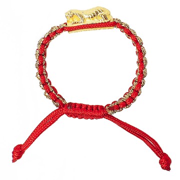 金紅線款咬錢虎手鍊  1個