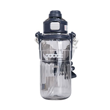 DODGE 道奇 路途風光雙飲塑料杯 DL-25613-1.0 405g  顏色隨機  1個  1L