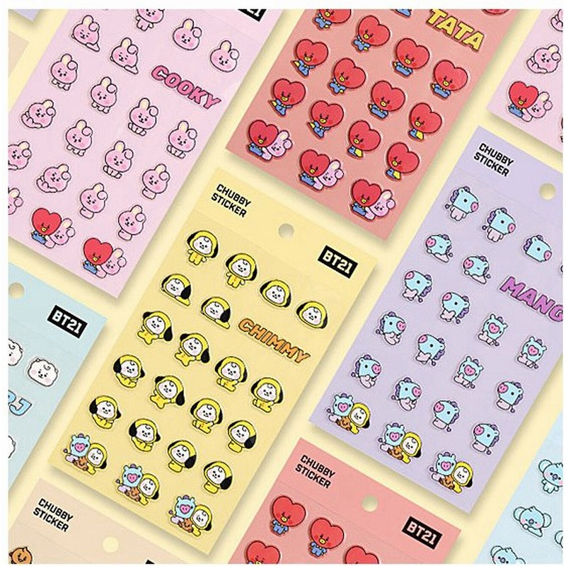 Bt21 ベビー チャビィ ステッカー 韓国 文具 文房具 シール かわいい 防弾少年団 公式 通販 Lineポイント最大0 5 Get Lineショッピング