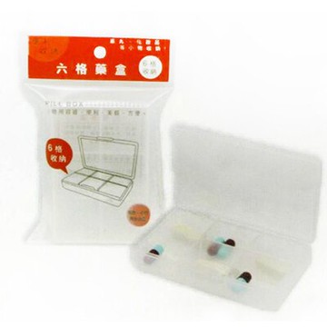 【文具通】W.I.P 聯合 六格藥盒 LPB1560 LHLPB1560【領券滿額再折千7/31止】