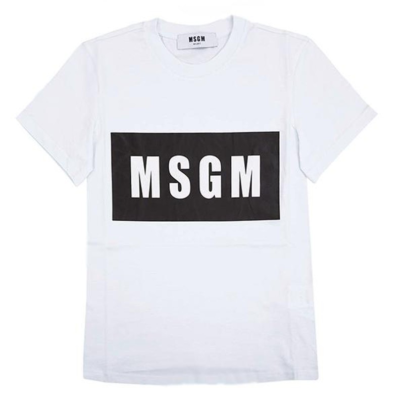 エムエスジーエム MSGM Tシャツ 2640MM67-WH Mサイズ ホワイト 送料 ...