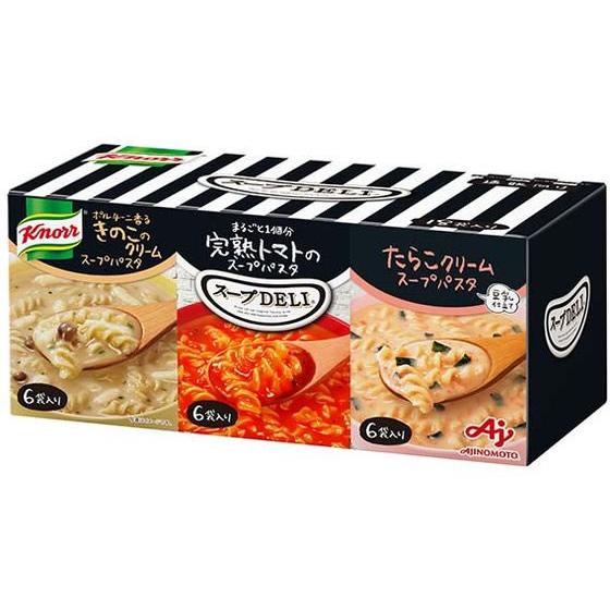 クノールスープDELI トマト・きのこ・たらこスープパスタ 18P　味の素