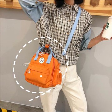 可愛萌小背包女2025新款少女小挎包多用包單肩迷你雙肩包可放雨傘