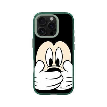iPhone 16 Pro Clear 憂墨綠 - 迪士尼-米奇 Mickey - 米奇摀嘴