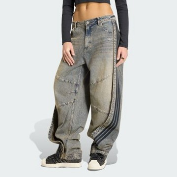 【adidas 愛迪達】 ADILENIUM 5.0 丹寧長褲 女 - Originals KY5189