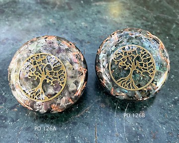 生命之樹奧剛隨身盤 | 螢石/藍磷灰 | 直覺力 | 第三眼眉心輪