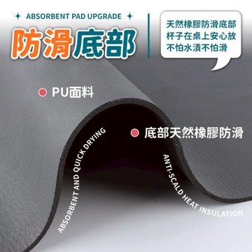 【CW 可營生活選物】時尚百搭素色杯墊 4色 (網美杯墊 隔熱墊 隔熱墊) ｜聖誕節｜射手座生日快樂｜生日禮物｜送禮｜禮盒