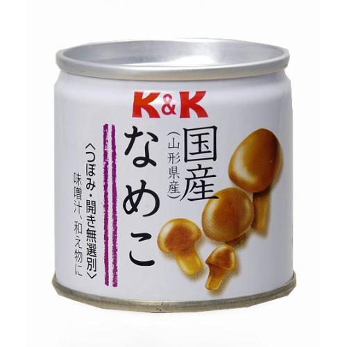KK 国産なめこ水煮缶 80g×6個