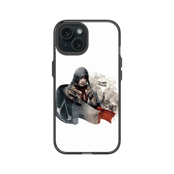 iPhone 15 Clear 酷墨灰 - Assassin's Creed - French Flag