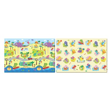 BABY CARE 皇冠遊戲墊 M(185 x 125 x 1.2cm) 恐龍運動會