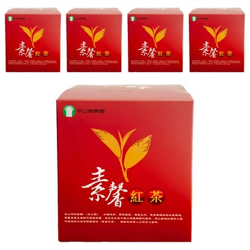 冬山鄉農會 素馨紅茶袋茶  10包  3g  5盒