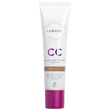 Lumene CC Colour Correcting Cream SPF20 30ml (Various Shades) - Deep Tan