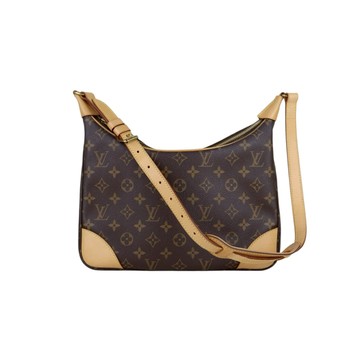 LOUIS VUITTON BOULOGNE 30 經典老花斜背包肩背包