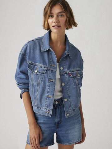 【99限搶3折起】女款 90S TYPE III 復古寬袖三代短版丹寧牛仔外套 熱賣單品