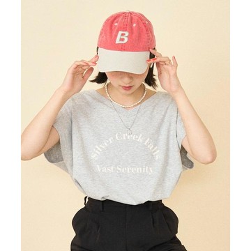 FREAK'S STORE V領logo印花T恤