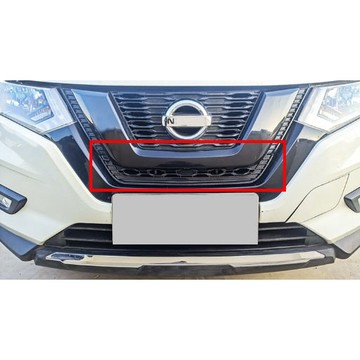 ~歐力斯~日產 NISSAN 18-22年 T32 X-TRAIL 中網飾板 下中網飾板 防石網 防蟲網 黑色 碳纖維紋