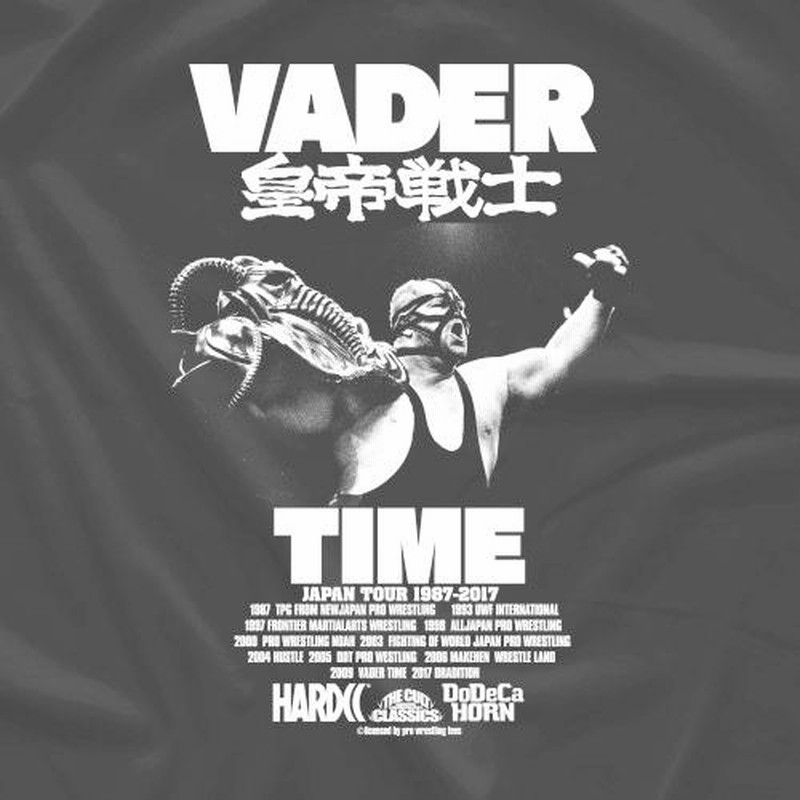 皇帝戦士” ビッグバン・ベイダー Tシャツ「BIG VAN VADER Vader