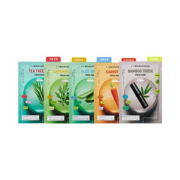 BRINGGREEN Fresh Mask Sheet 1P 5 Options To Choose