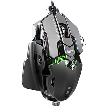 aibo USB 變形機械電競遊戲鼠 原廠保固  LY-ENMS-AMG500  鐵灰色