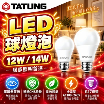 大同TATUNG 原廠現貨 LED E27燈泡 LED燈泡 球泡燈 省電燈泡 3W 5W 10W 12W 16W 20W