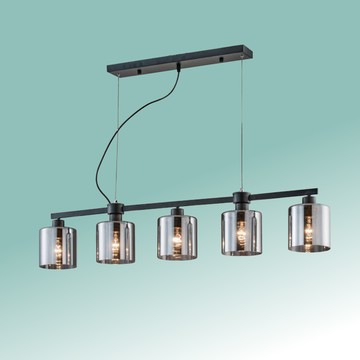 電鍍煙灰色玻璃吊燈 F85-09-K2031