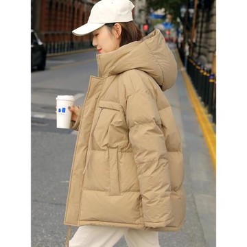 歐貨2025年冬季新款羽絨服女中長款韓版時尚寬松加厚面包服爆款潮