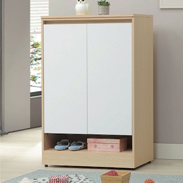 文創集 美斯2.7尺二門鞋櫃(二色可選)-82x40x118cm免組