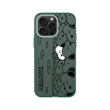 iPhone 15 Pro Max Clear 憂墨綠 - 史努比 Snoopy - 滿滿的Snoopy
