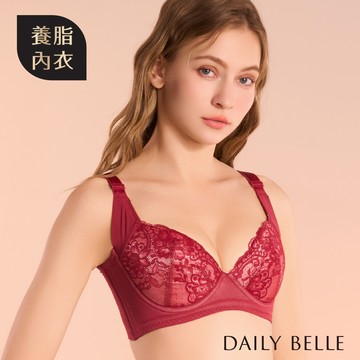 光韻花緹養脂®內衣（薄軟杯）－紅【R8652】