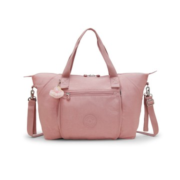 淺霧粉手提側背媽媽包-NEW ART M BABYBAG