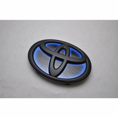 トヨタ　マットブラック/ピアノブラック　エンブレム　送料無料　ＺＶＷ５０/５１/５５系　プリウス　リア１点　純正　メッキ