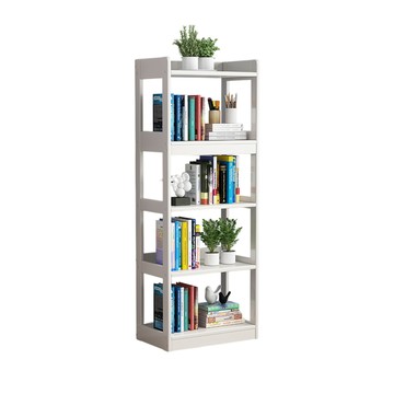 【HappyLife】實木簡約五層置物架 Y11999白