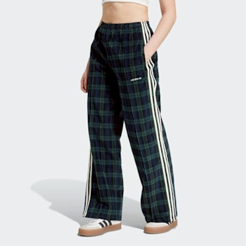 Adidas Tartan Pant IX7415 女 長褲 運動長褲 休閒長褲 深藍 綠 亞版