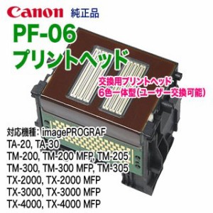 Canon／キヤノン PF-06 プリントヘッド （2352C001） 6色一体型 純正品 新品 （TA-20, TA-30, TM-200, TM-205, TM-300, TM-305, TX-2000,