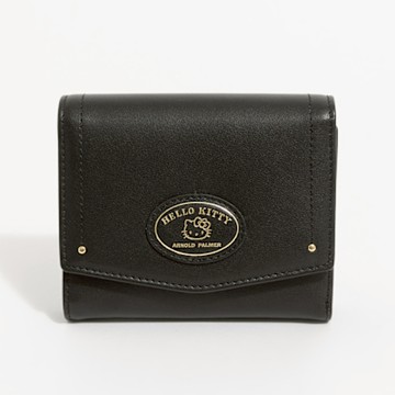 Hello Kitty - Arnold Palmer - 短夾 Morbidezza系列 - 黑色