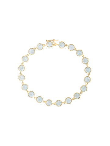 Irene Neuwirth - 18kt yellow gold aquamarine bracelet - women - 18kt Gold - One Size