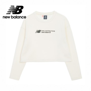 [New Balance]短版長袖上衣_女性_杏色_NDF34232IV