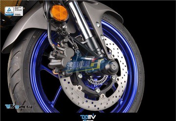DMV 適用YAMAHA R3 MT-03 改裝Easy款前輪防摔球組