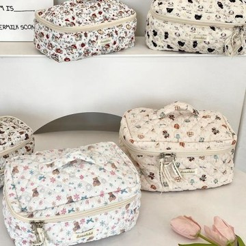 54131 【版權款】化妝包女卡通可愛便攜大容量旅行品收納包手提包