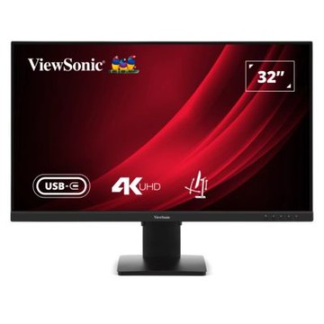 ViewSonic 優派VG3208U-4K 32 顯示器 4K UHD人體工學顯示器 附加 USB-C 與 內建喇叭