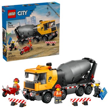 LEGO 樂高 60478 City 混凝土攪拌車