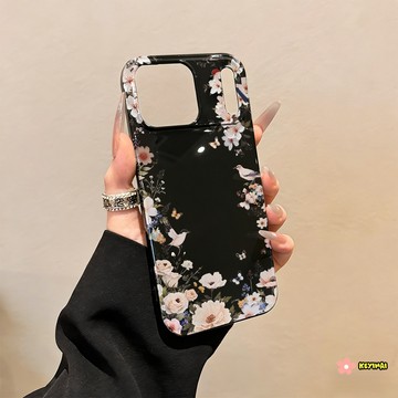 南區現貨✨ 手機殼 亮面果凍 蝴蝶花花小鳥 適用蘋果17Air 16 15 14 13 12 Pro Max Plus