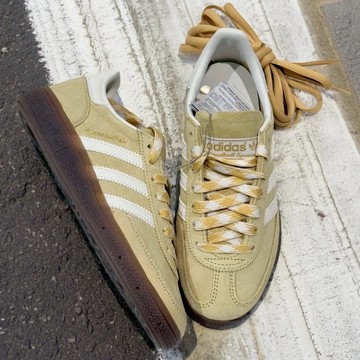 ADIDAS HANDBALL SPEZIAL 鵝黃 麂皮 復古 焦糖底 女鞋 KI5931