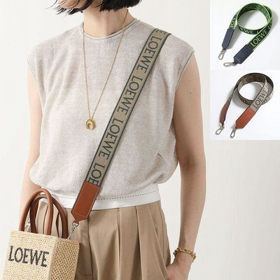 【専用】　美品　ロエベ　LOEWE　ショルダーストラップ　アナグラム　ジャカード LOEWE ロエベ アナグラム ストラップ（ジャカード&カーフ